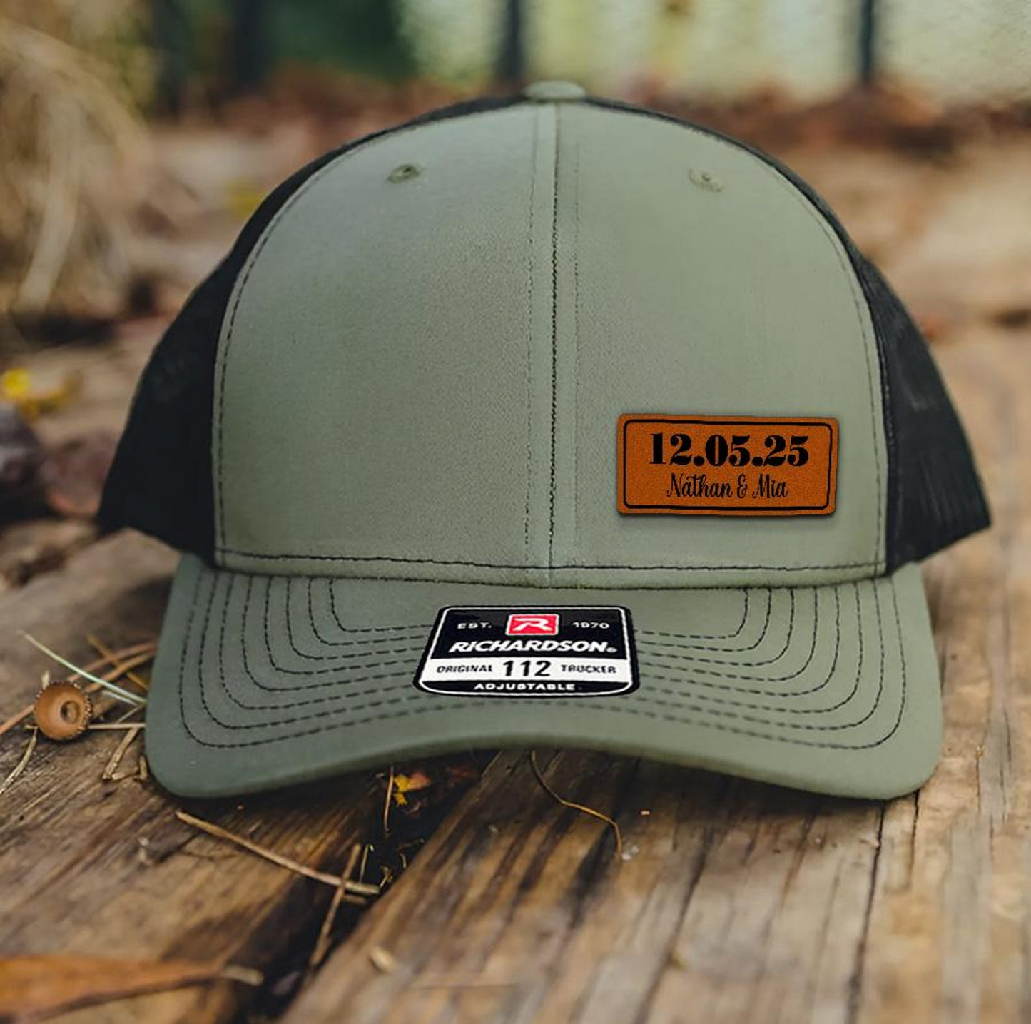 Personalized Wedding Richardson Hat | Groomsman Hats | Custom Name & Date Wedding Party Hats