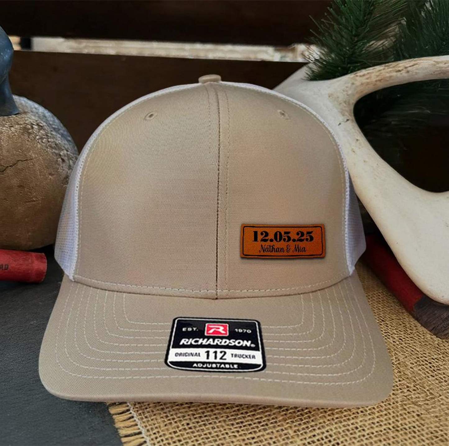 Personalized Wedding Richardson Hat | Groomsman Hats | Custom Name & Date Wedding Party Hats