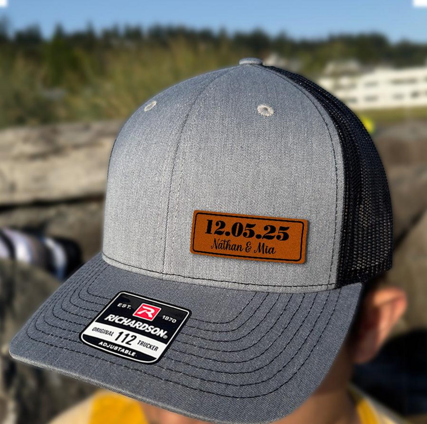 Personalized Wedding Richardson Hat | Groomsman Hats | Custom Name & Date Wedding Party Hats