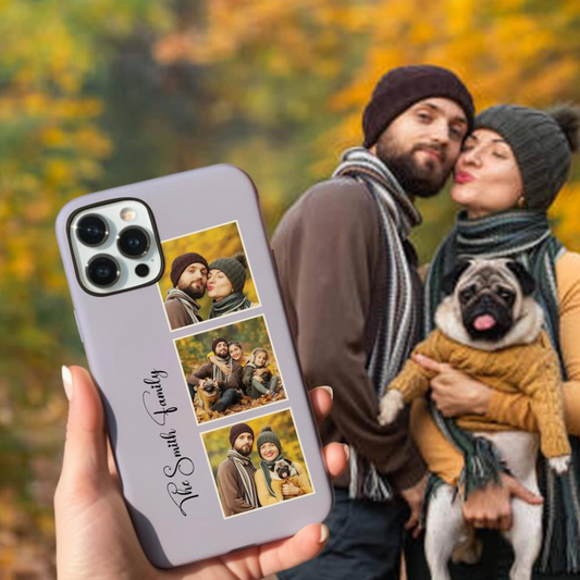 Custom Mom & Pet Photo Phone Case | Personalized Dog Or Cat & Owner iPhone Case | Pet Lover Gift