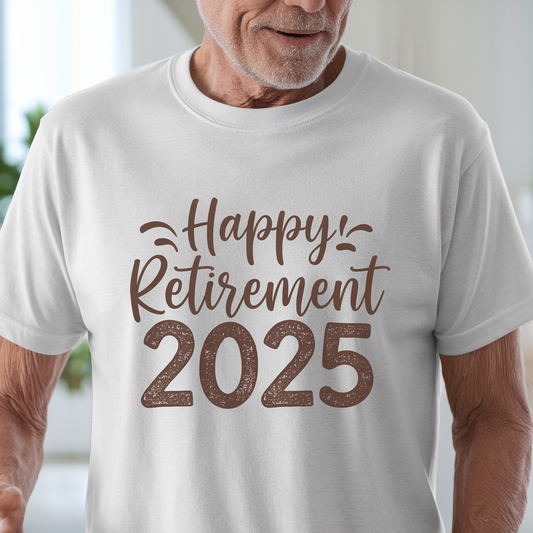 Happy Retirement 2025 T-Shirts | Gift For Retirees | Retirement 2025 T-Shirt