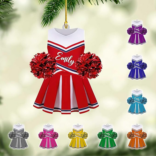 Custom Cheerleaders Style 07 Christmas Ornament