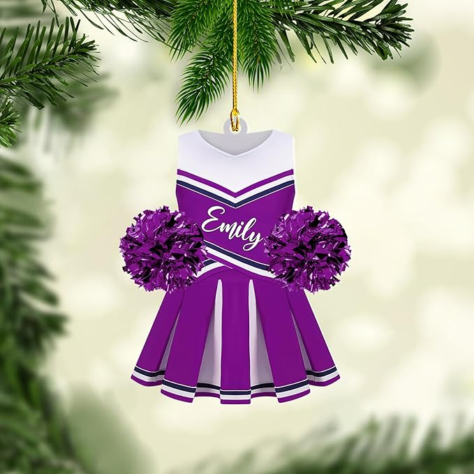 Custom Cheerleaders Style 07 Christmas Ornament