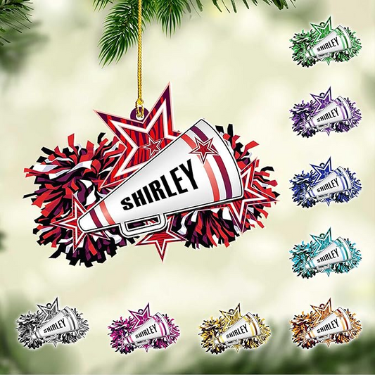 Custom Cheerleaders Cheerlife Style 02 Christmas Ornament