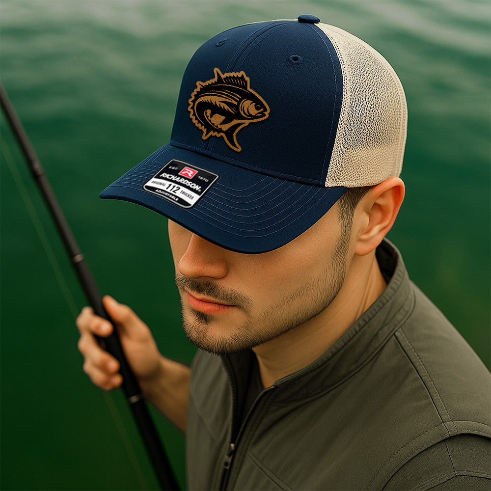 Custom Fishing Trucker Hat for Men – Personalized Gift for Dad or Husband THUC99MF37