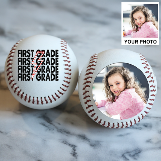 Custom Photo Back To School Baseball Gift | Personalized Back To School Gift For Kid | Baseball Lover Gift TNBA027