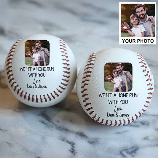 Custom Photo Baseballl Gift | Personalized Baseball Gift | Baseball Lover Gift | Gift For Kid TNBA030