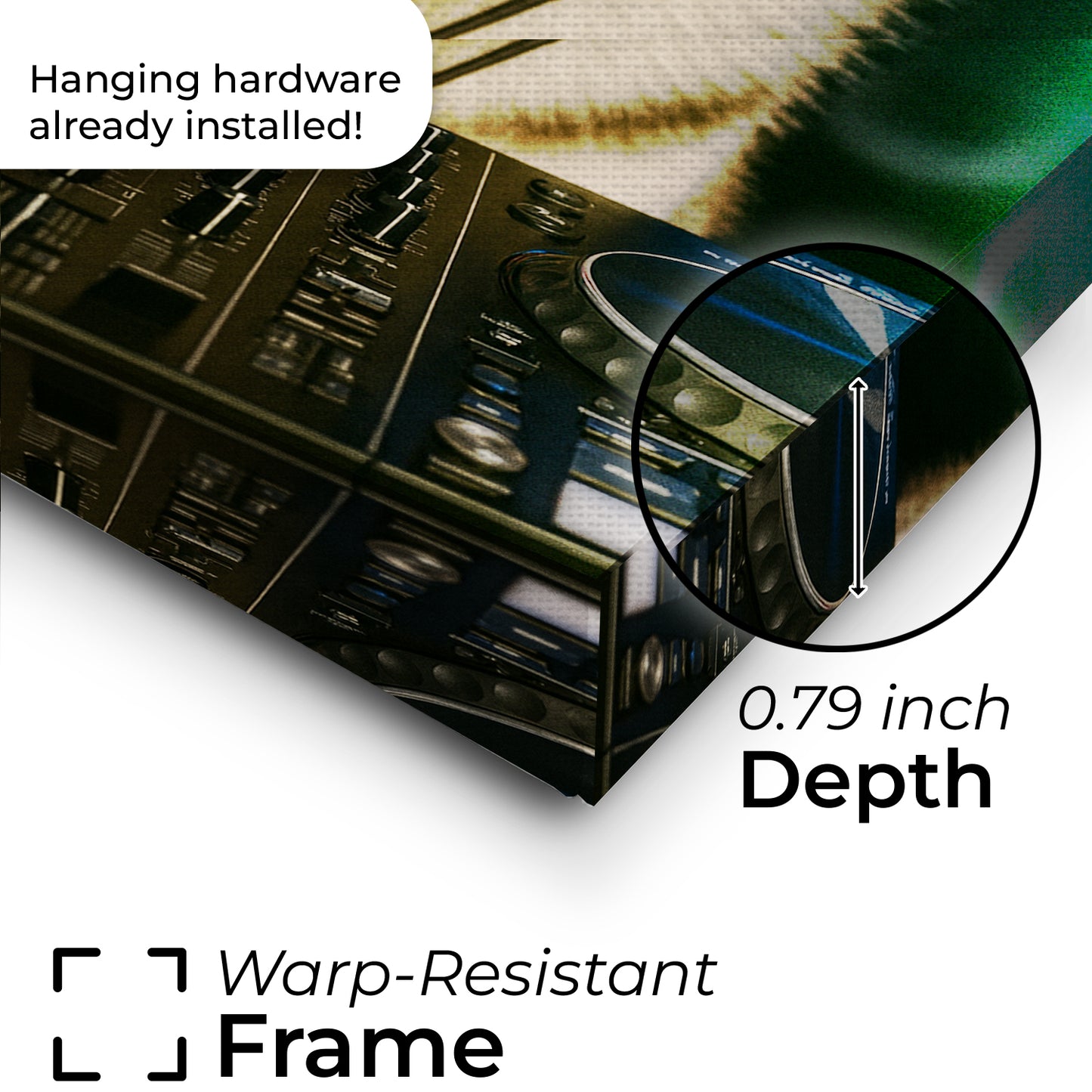 Custom Photo Dj Dog Canvas Gift For Dog Lovers