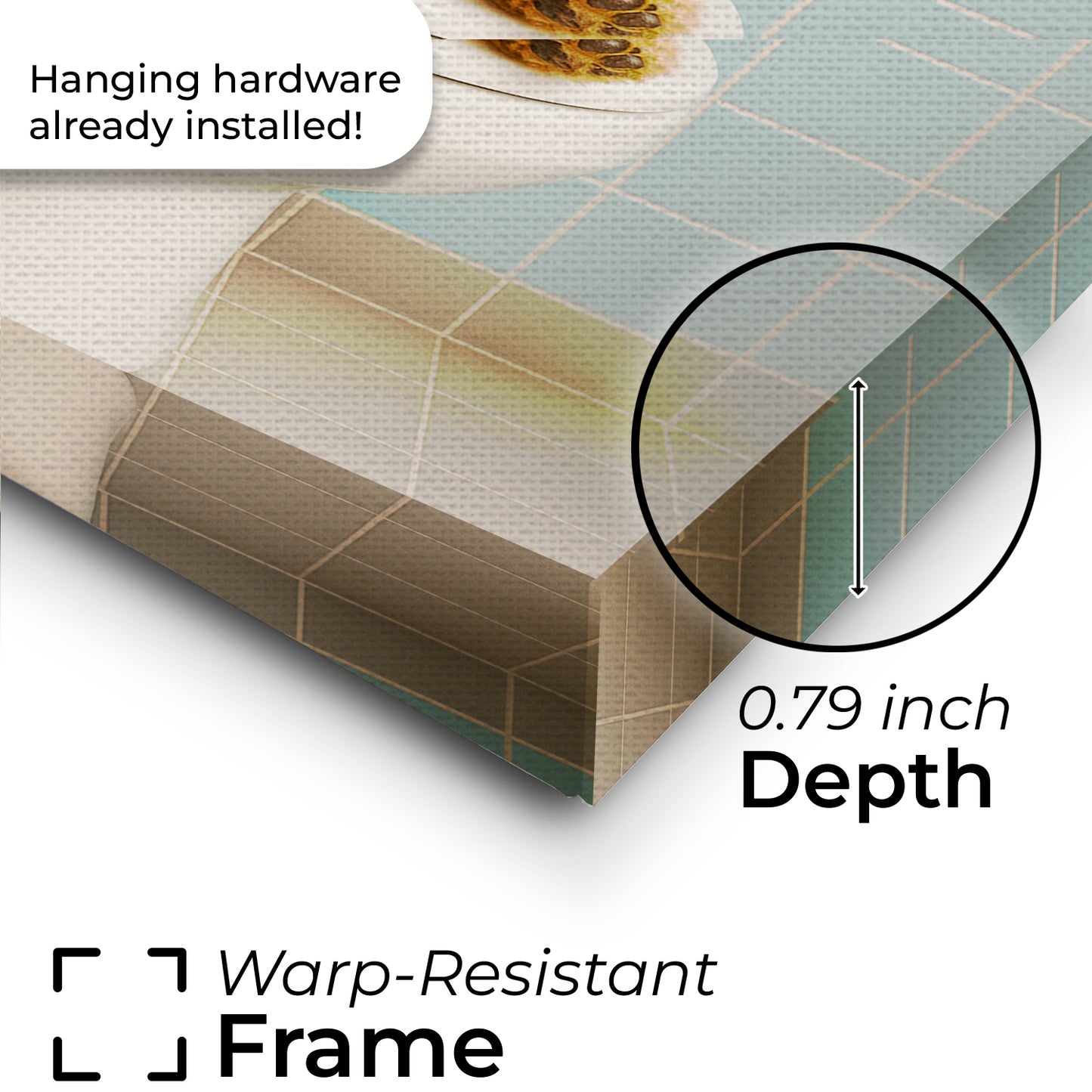 Custom Photo Dog Bathroom Style 8 Canvas Gift For Dog Lovers