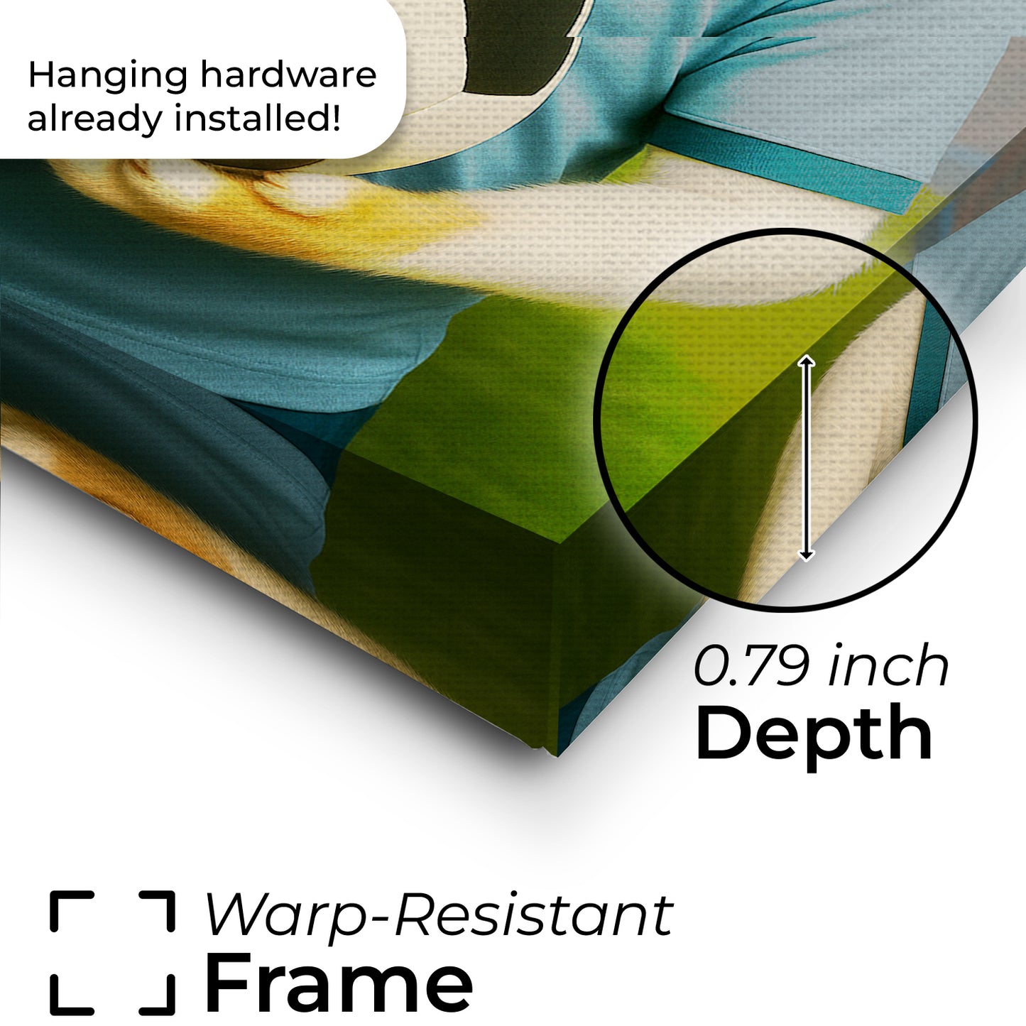 Custom Photo Soccer Cat Canvas Gift For Cat Lovers