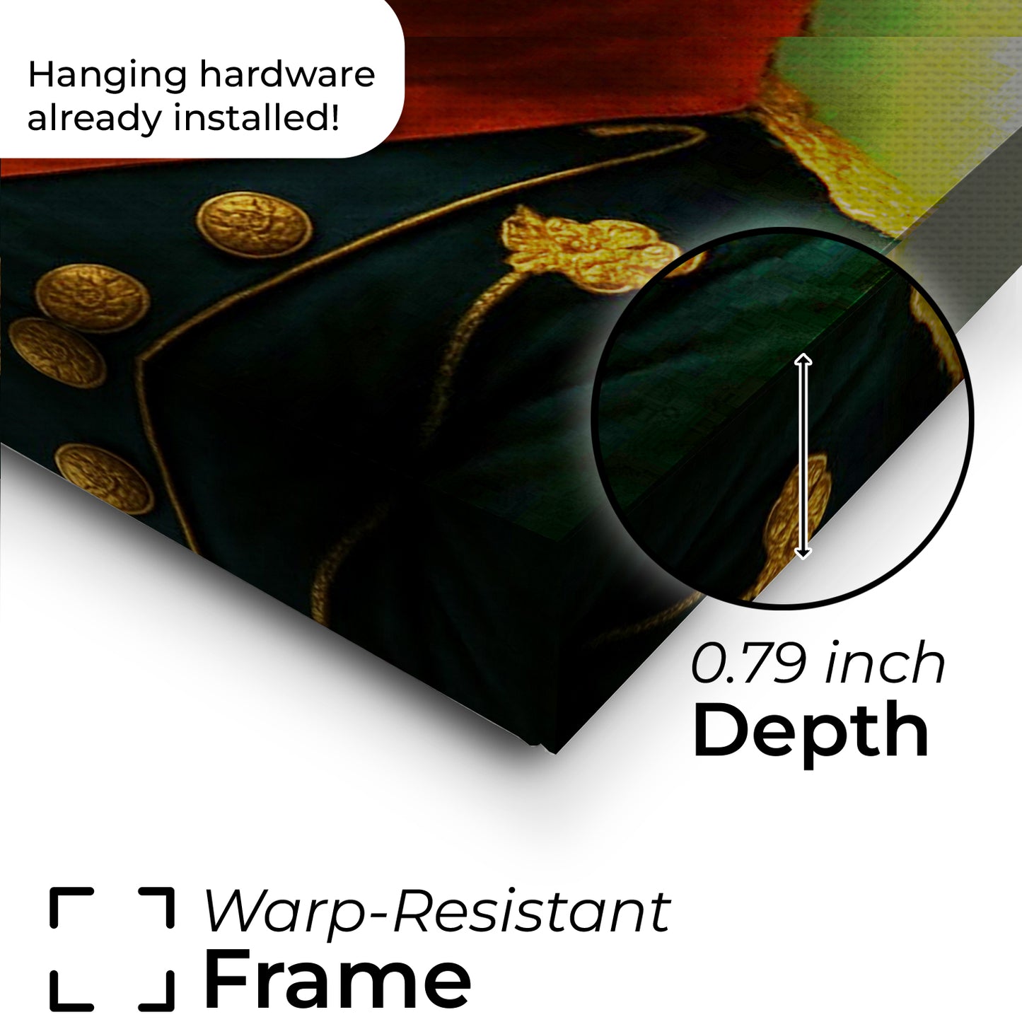 Custom Photo Portrait Royal Cat Canvas Gift For Cat Lovers