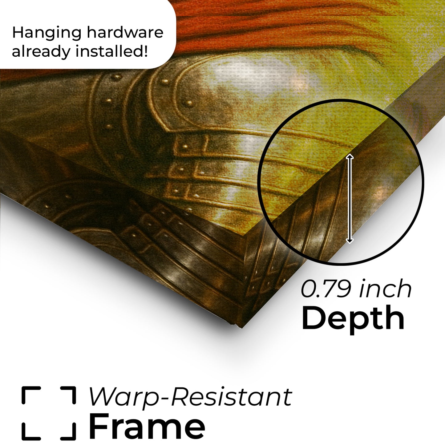 Custom Photo Dog Knight Canvas Gift For Dog Lovers