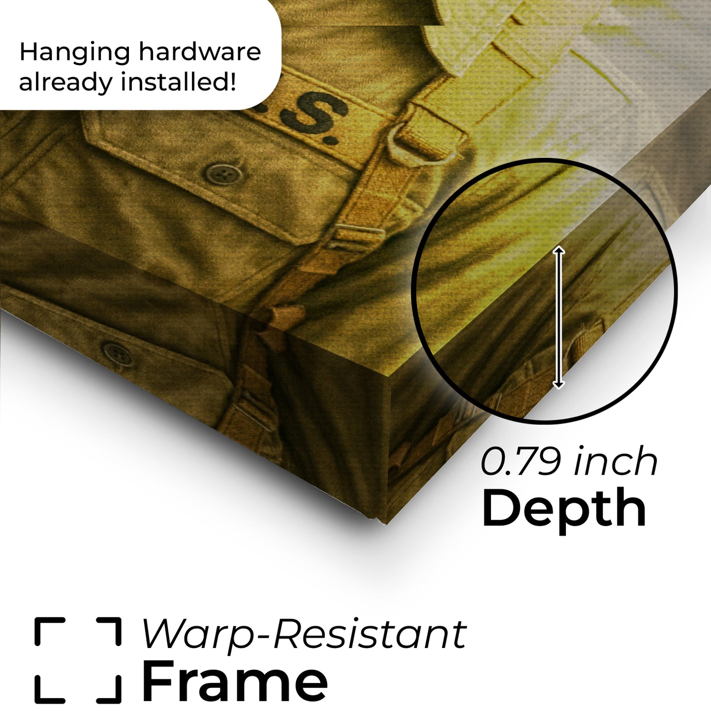 Custom Photo Military Canvas Canvas Gift For Canvas Lovers