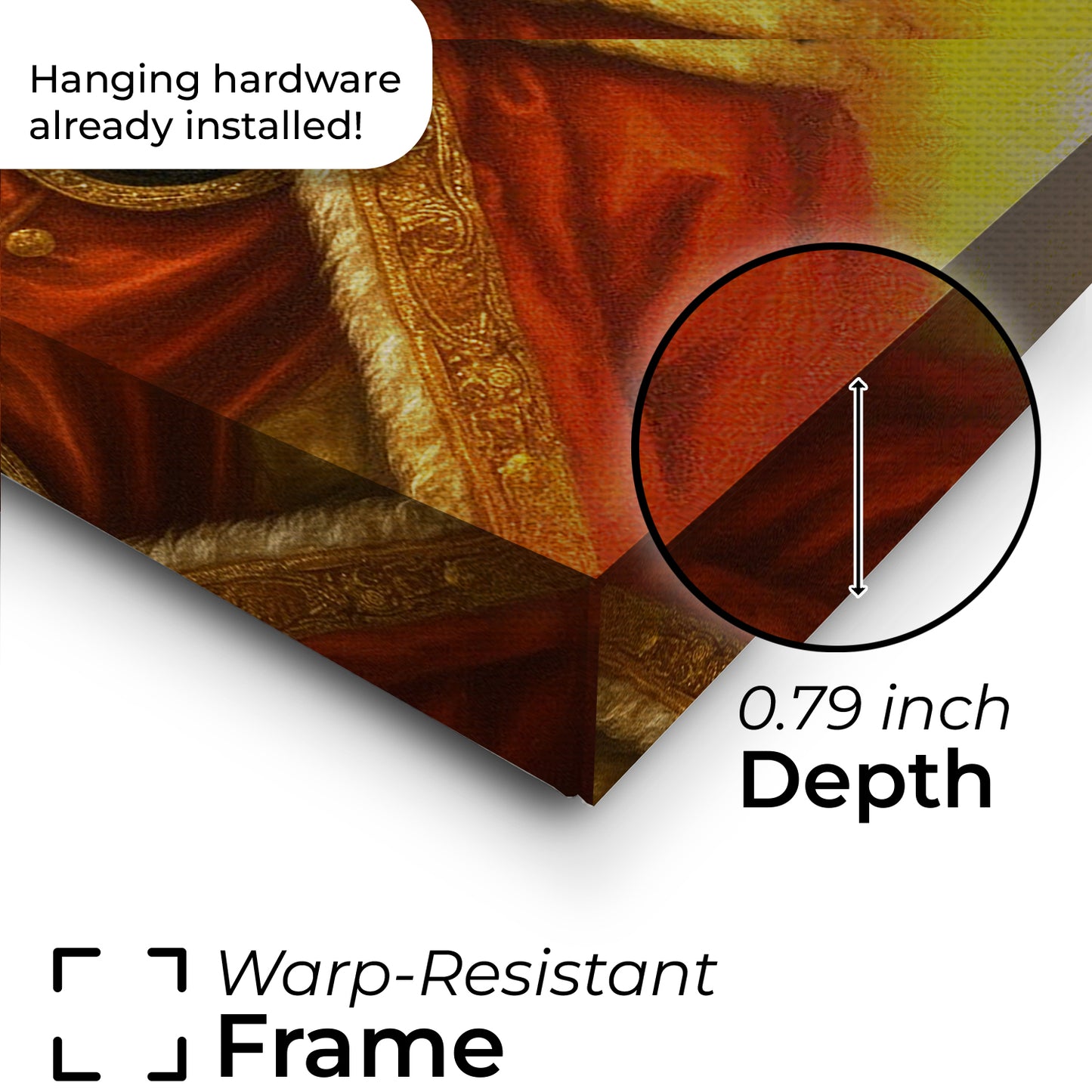 Custom Photo Royal Cat With Crown Canvas Gift For Cat Lovers