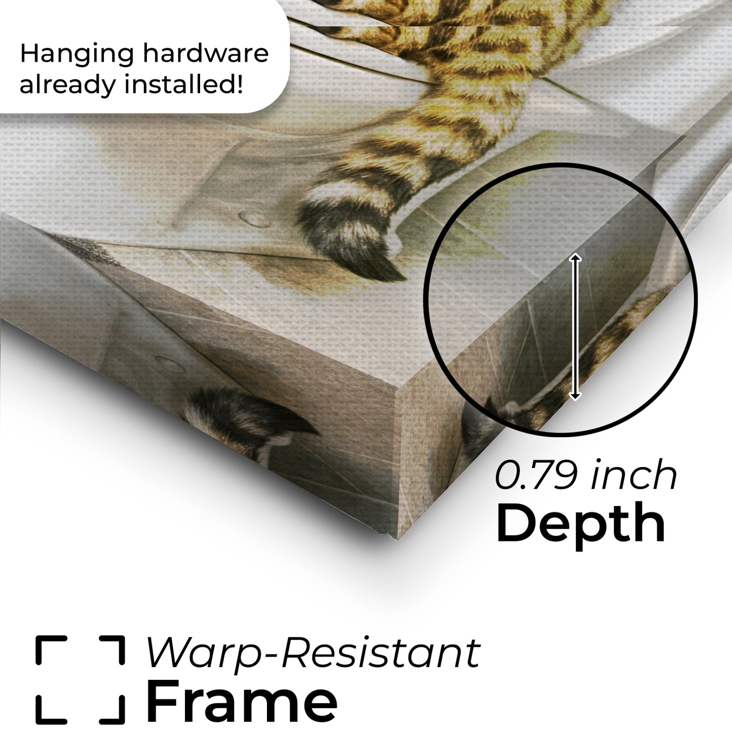 Custom Photo Cat Sefie Bathroom Canvas Gift For Cat Lover