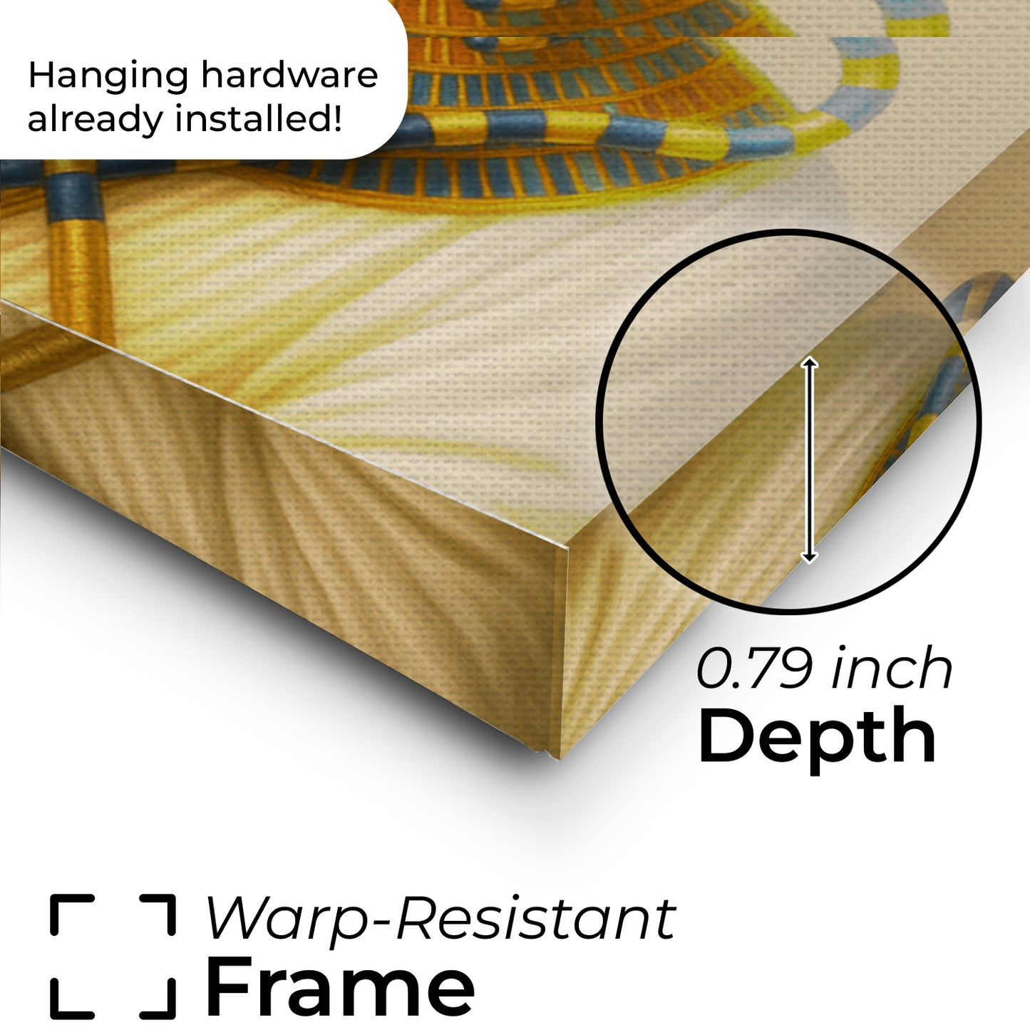 Custom Photo Egyptian Queen Cat Canvas Gift For Cat Lover