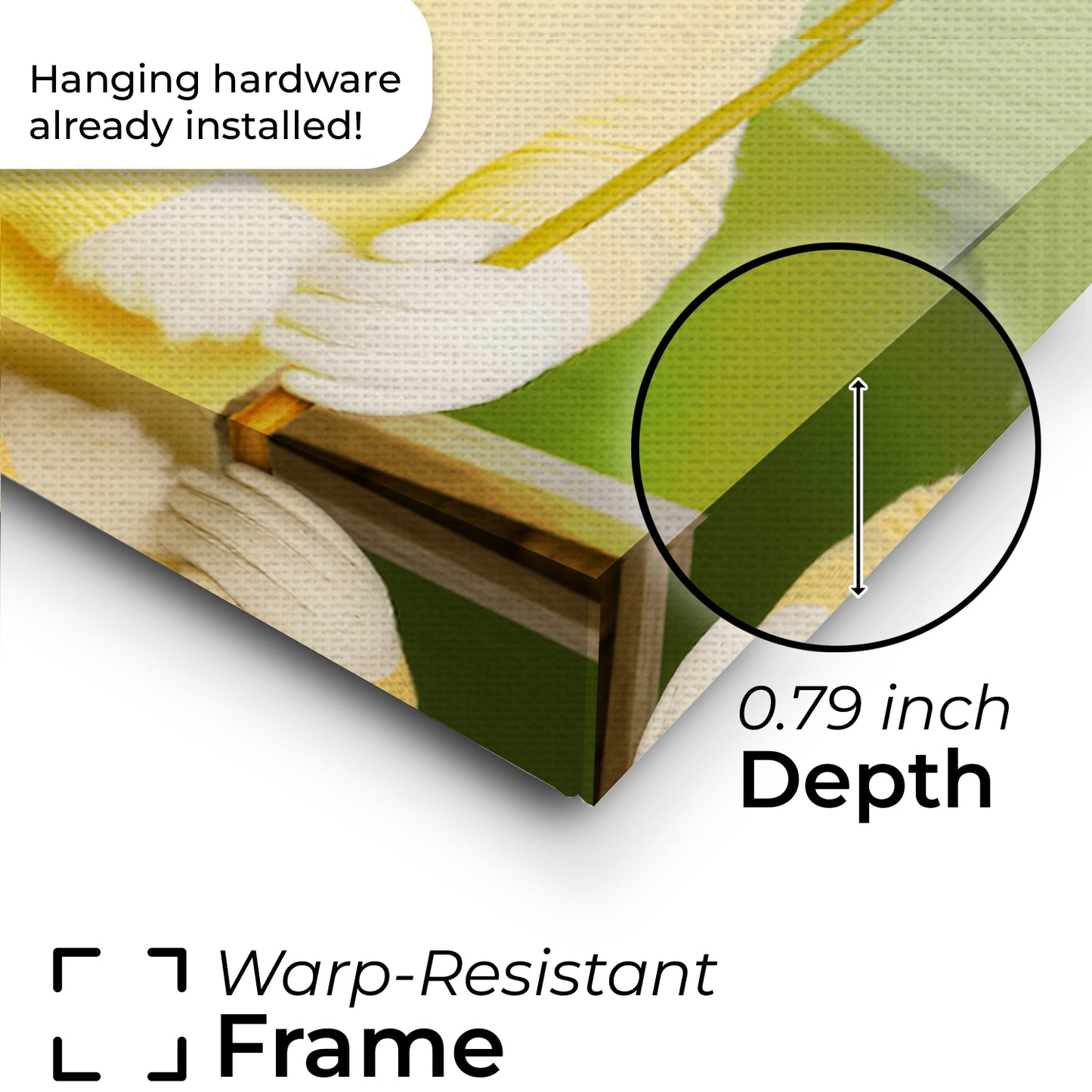 Custom Photo Golfer Cat Canvas Gift For Cat Lovers