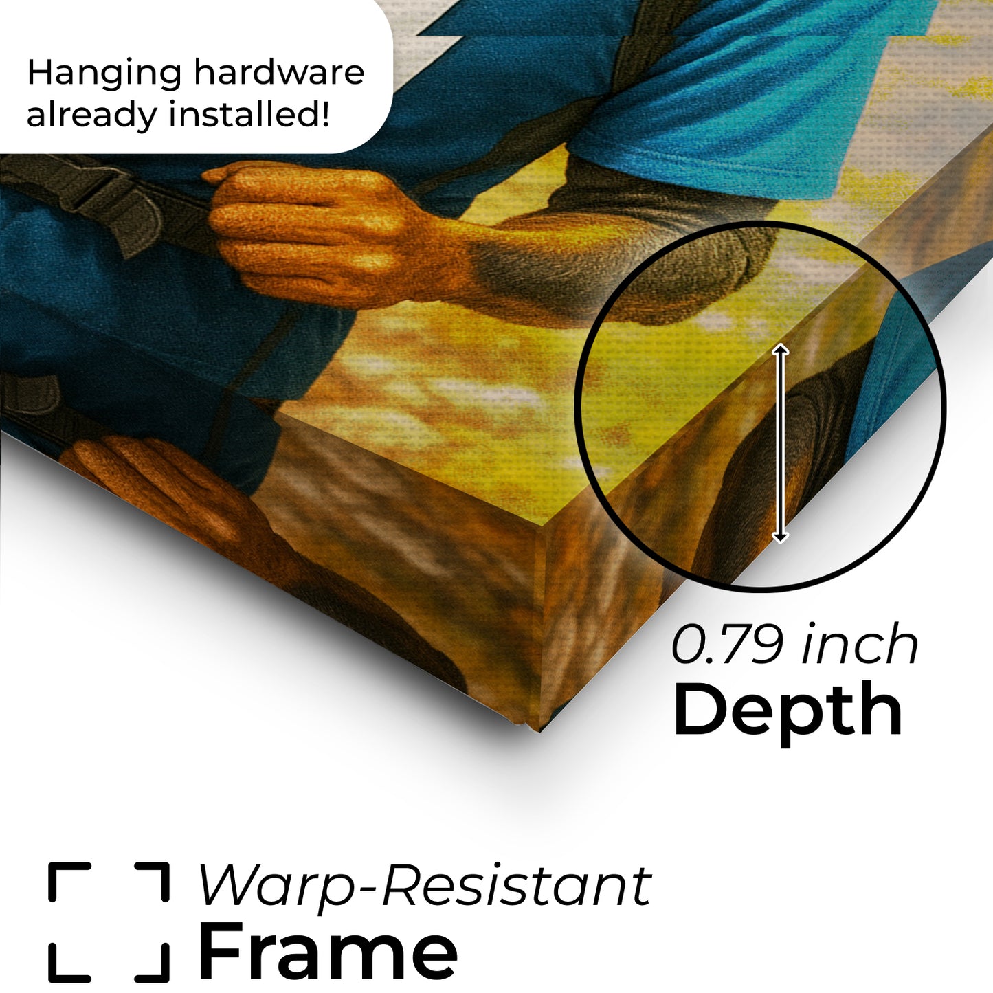 Custom Photo Trail Runner Dog Canvas Gift For Dog Lover