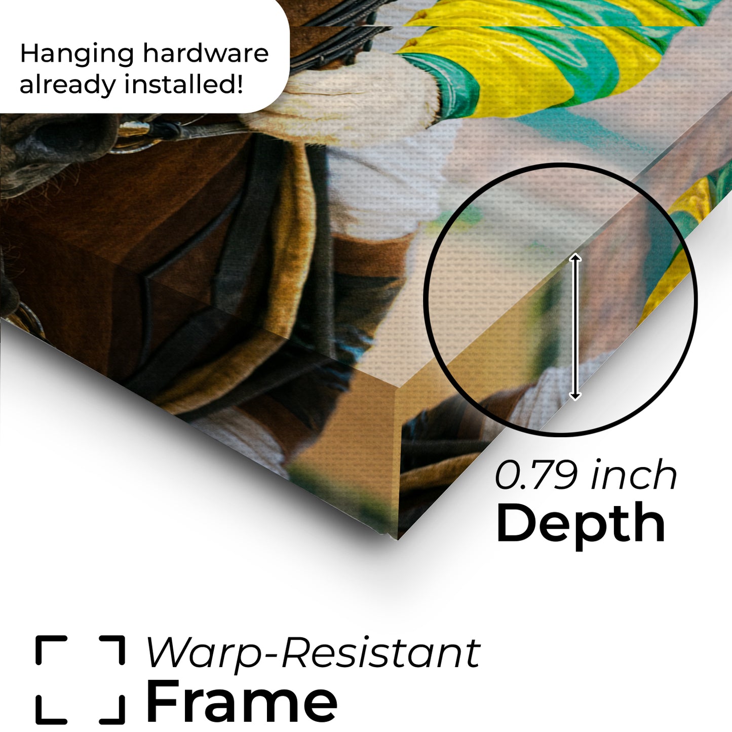 Custom Photo Jockey Horse Racing Canvas Canvas Gift For Canvas Lovers