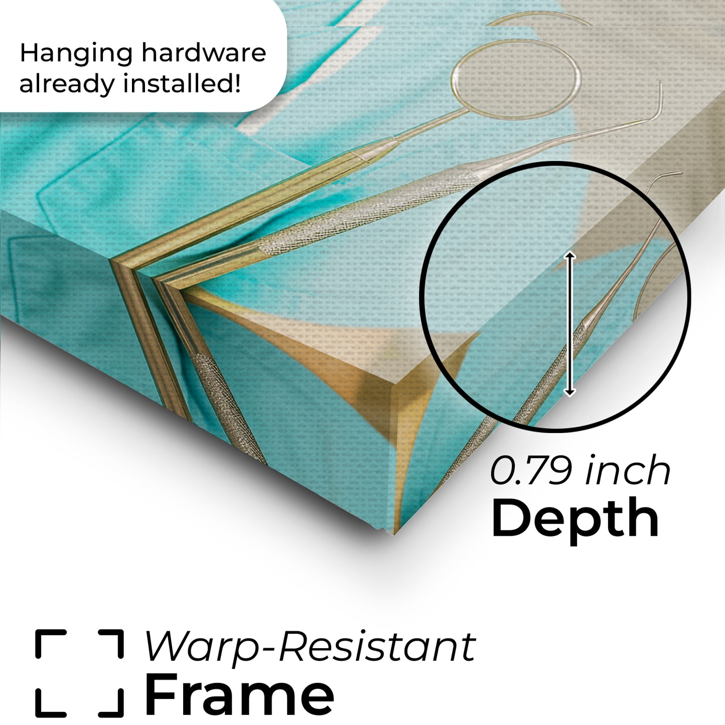 Custom Photo Dentist Dog Canvas Gift For Dog Lover