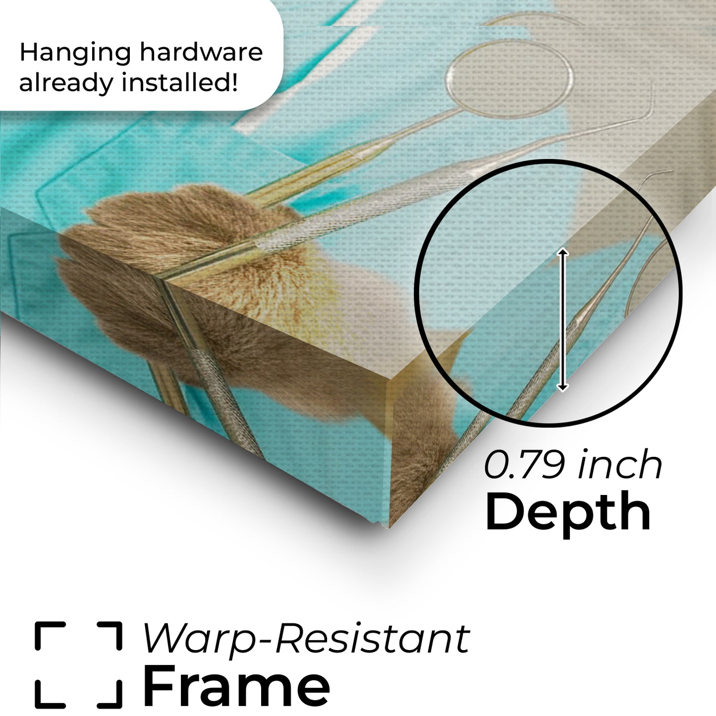 Custom Photo Dentist Cat Canvas Gift For Cat Lover