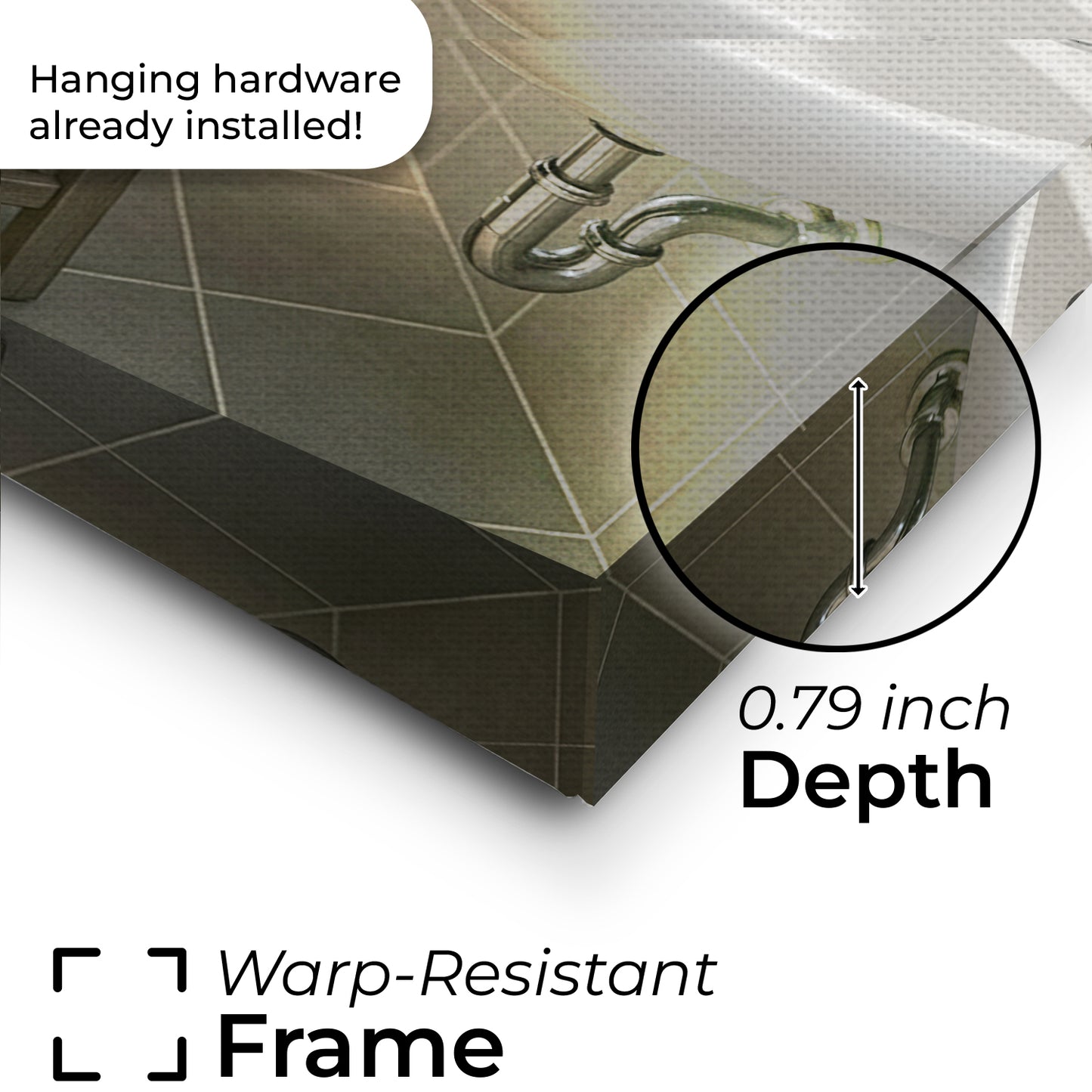 Custom Photo Cat In Bathroom Style 1 Canvas Gift For Cat Lovers