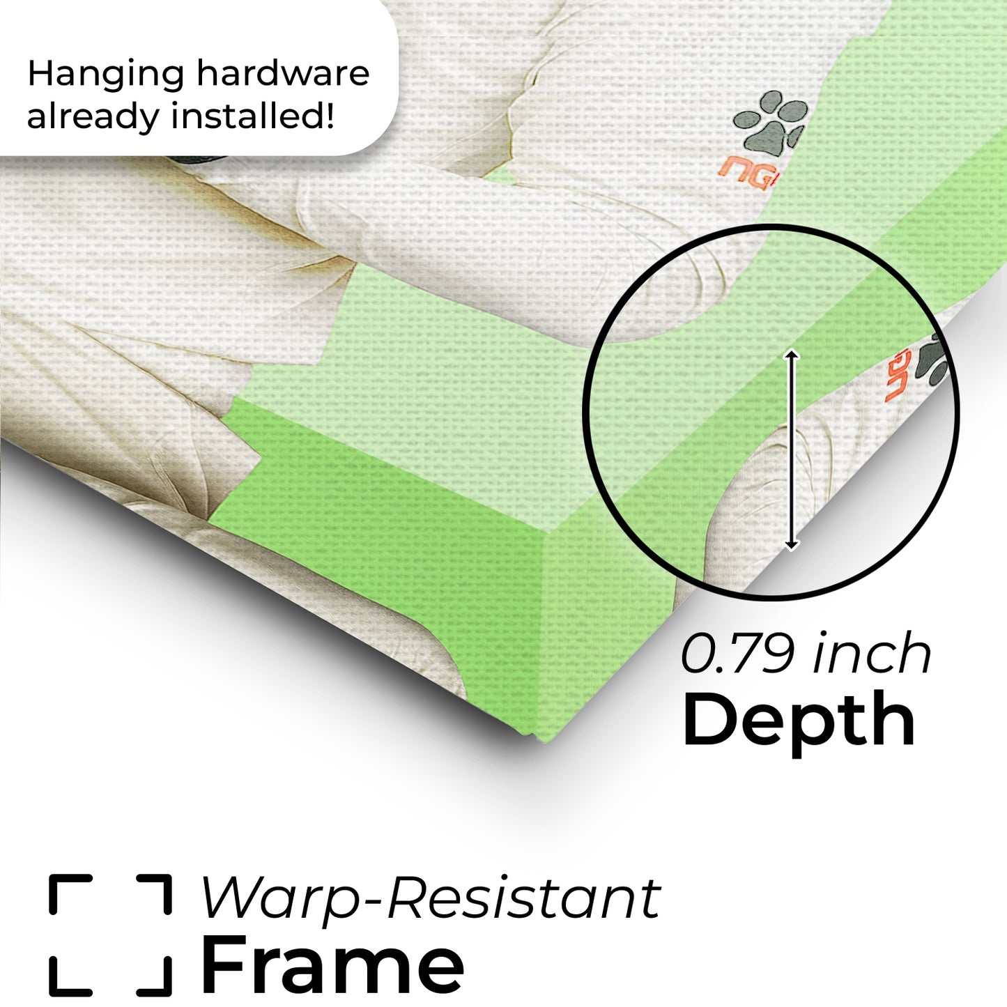 Custom Photo Cricketer Dog Canvas Gift For Dog Lovers