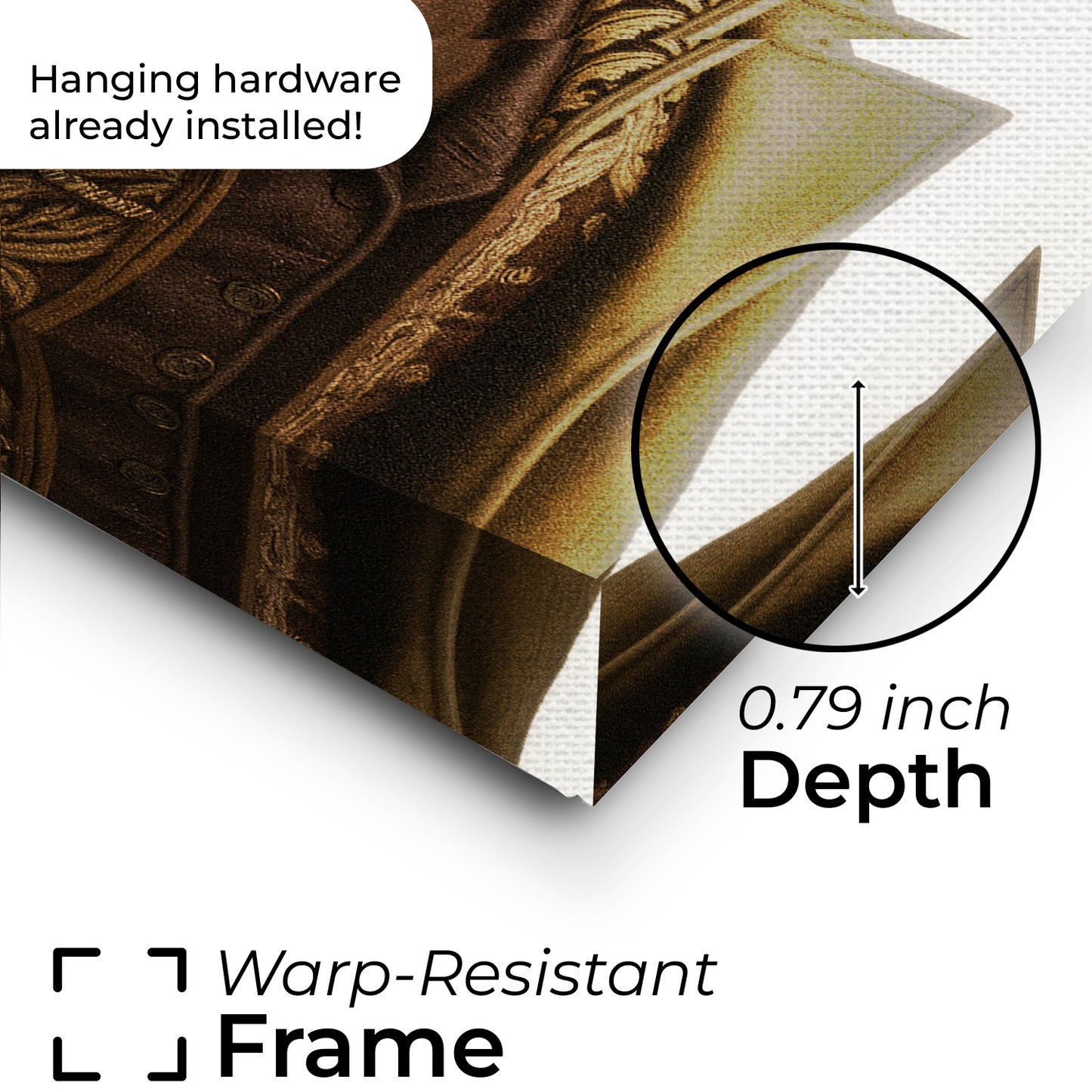 Custom Photo Captain Dog Canvas