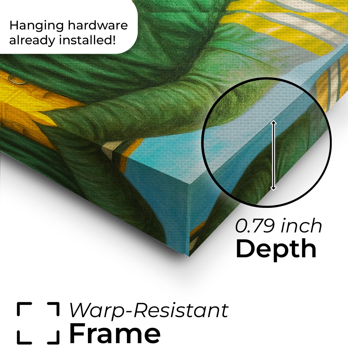 Custom Dog Photo Football Player Canvas