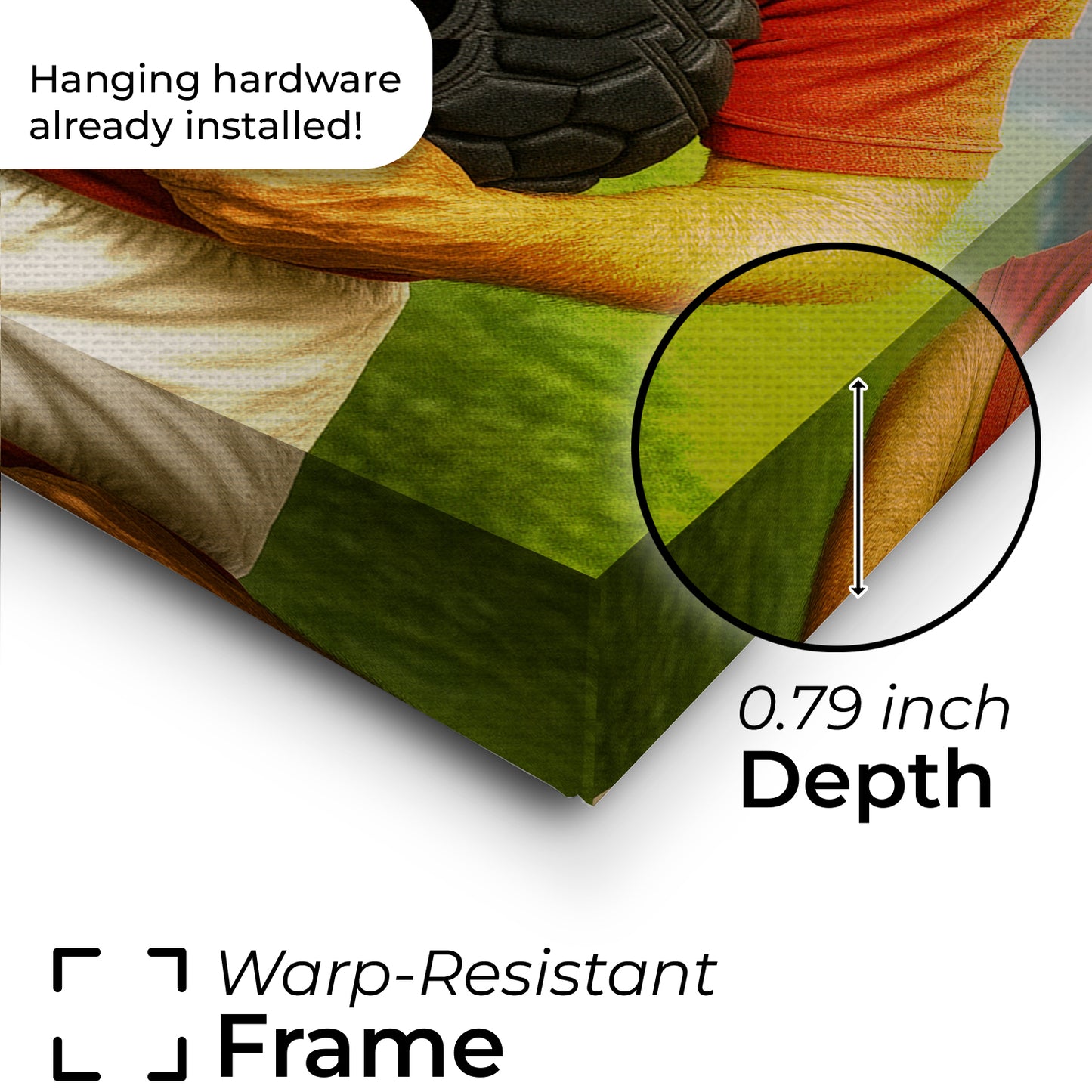 Custom Photo Rugby Player 2 Dog Canvas Gift For Dog Lovers