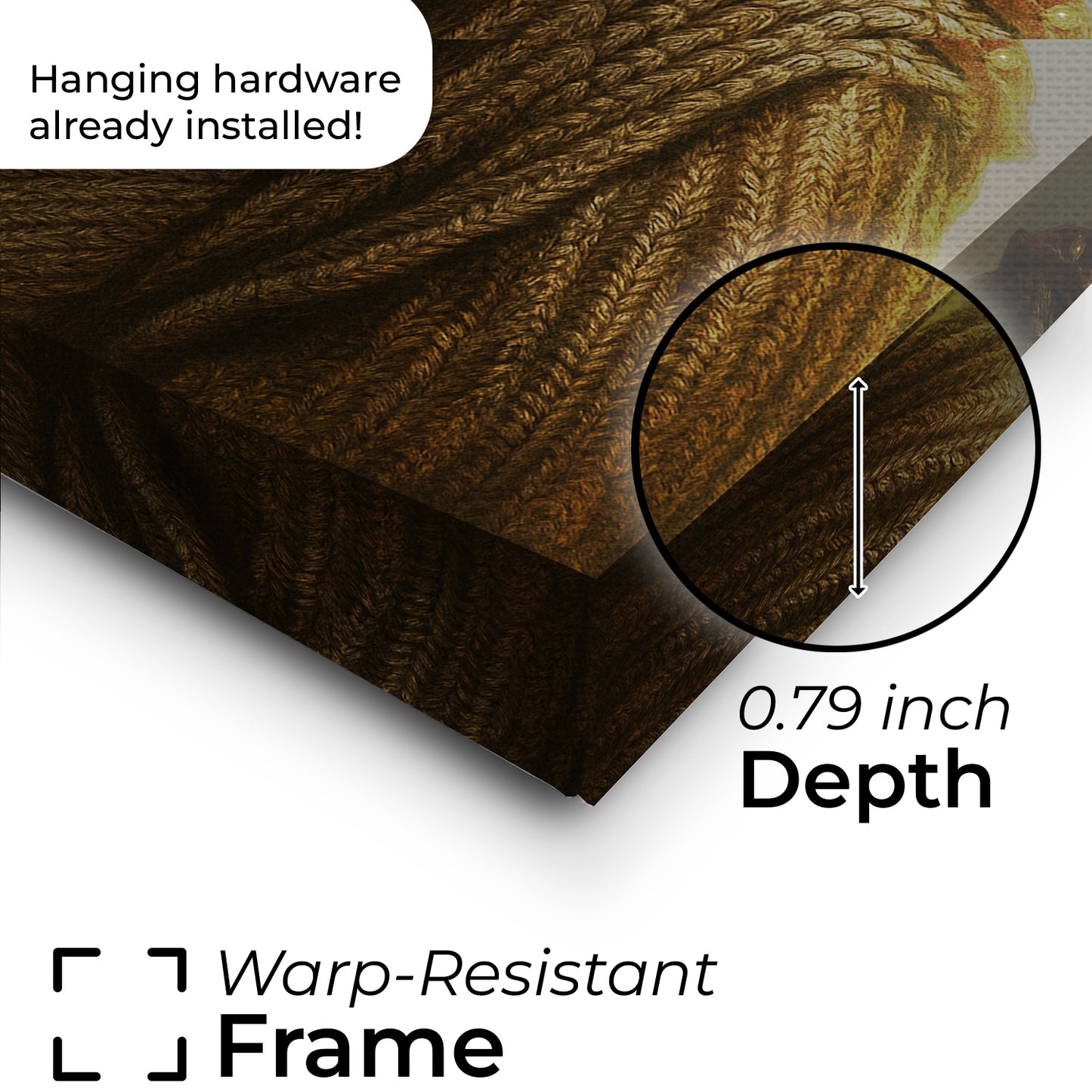 Custom Photo Crown King Dog Canvas Gift For Dog Lovers