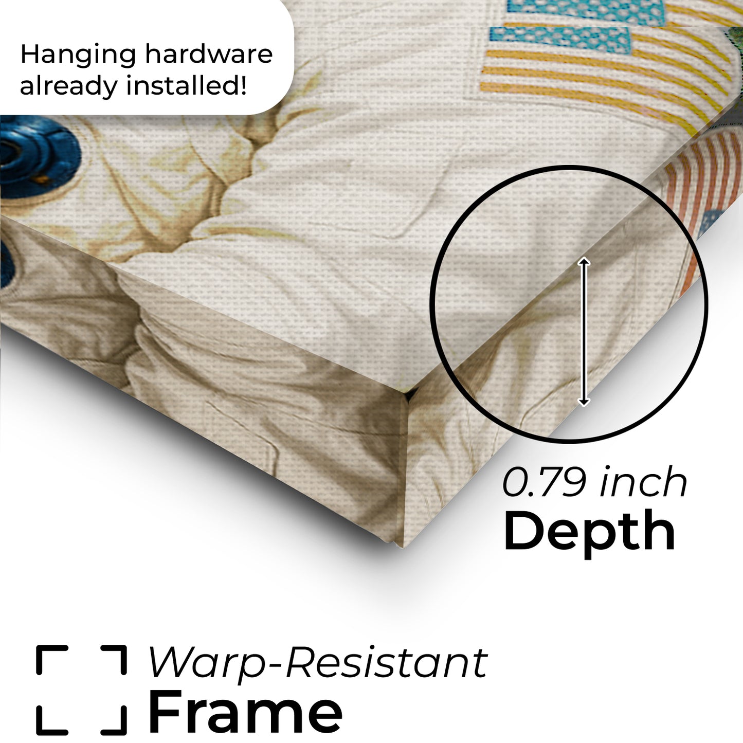 Custom Photo Cat Astronaut Canvas Gift For Cat Lovers