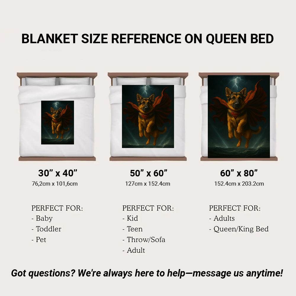 Custom Photo Dog Hero Canvas