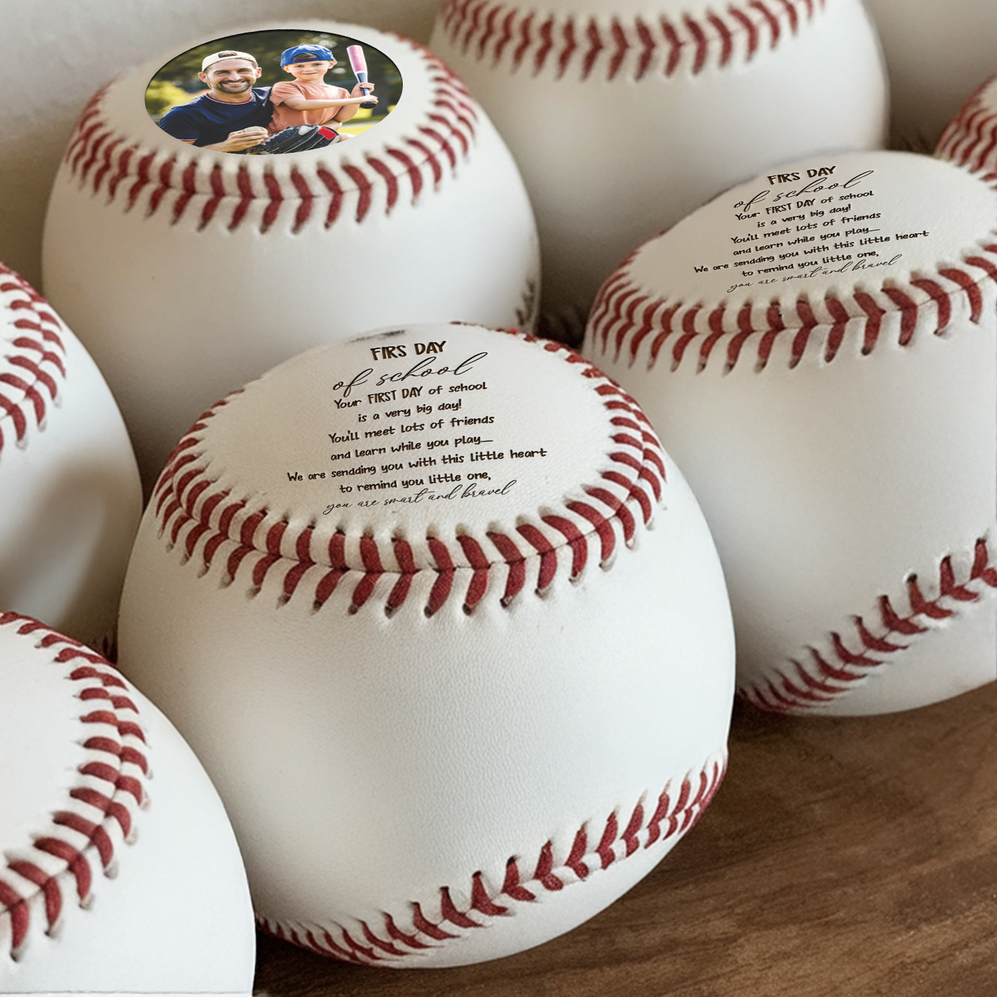 Custom Back to School  Gift | First Day of School Baseball Gift | Baseball Lover Gift | Gift For Kid TNBA023