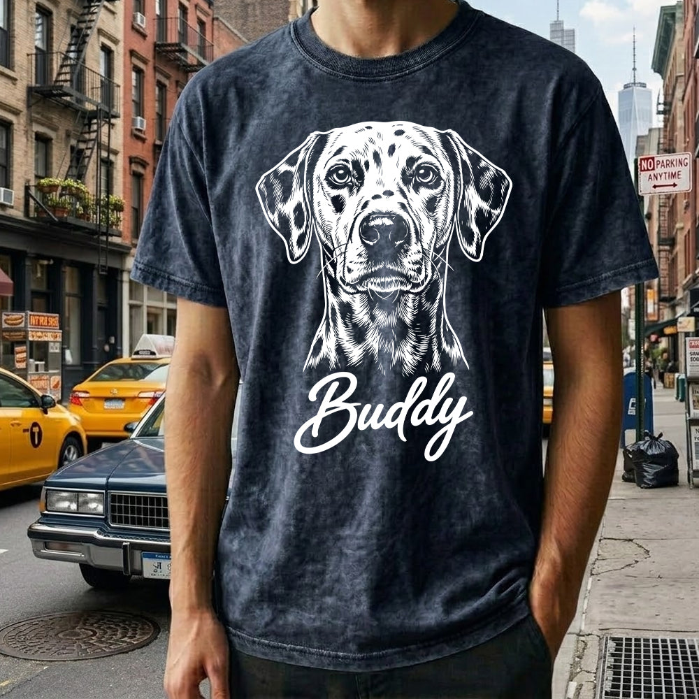 Custom Photo Dog Wash Shirt, Personalized Pet Unisex T-Shirt, Custom Dog Portrait Shirt Gift For Dog Lover THUC99
