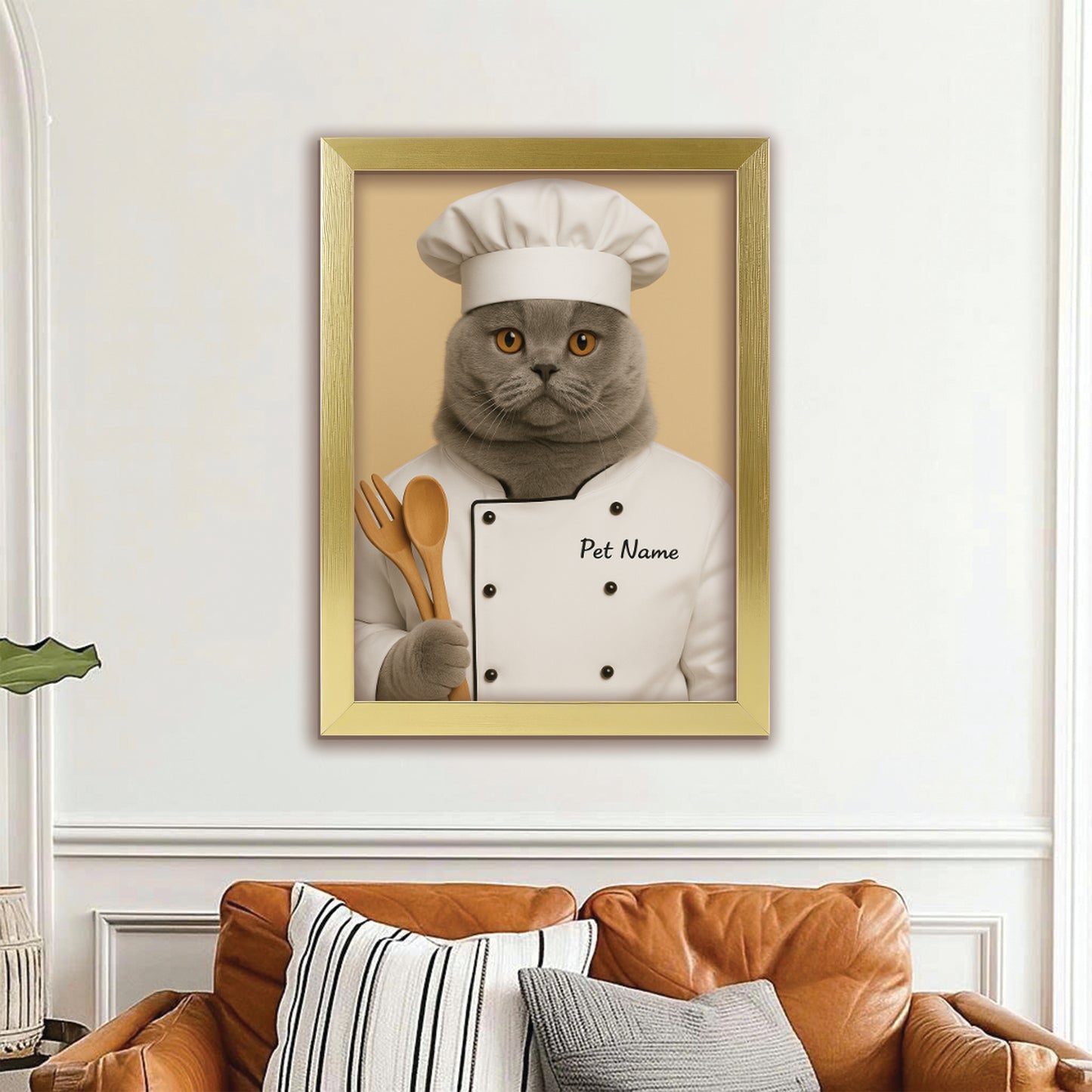 Custom Photo Cat Chef For Cat Lover