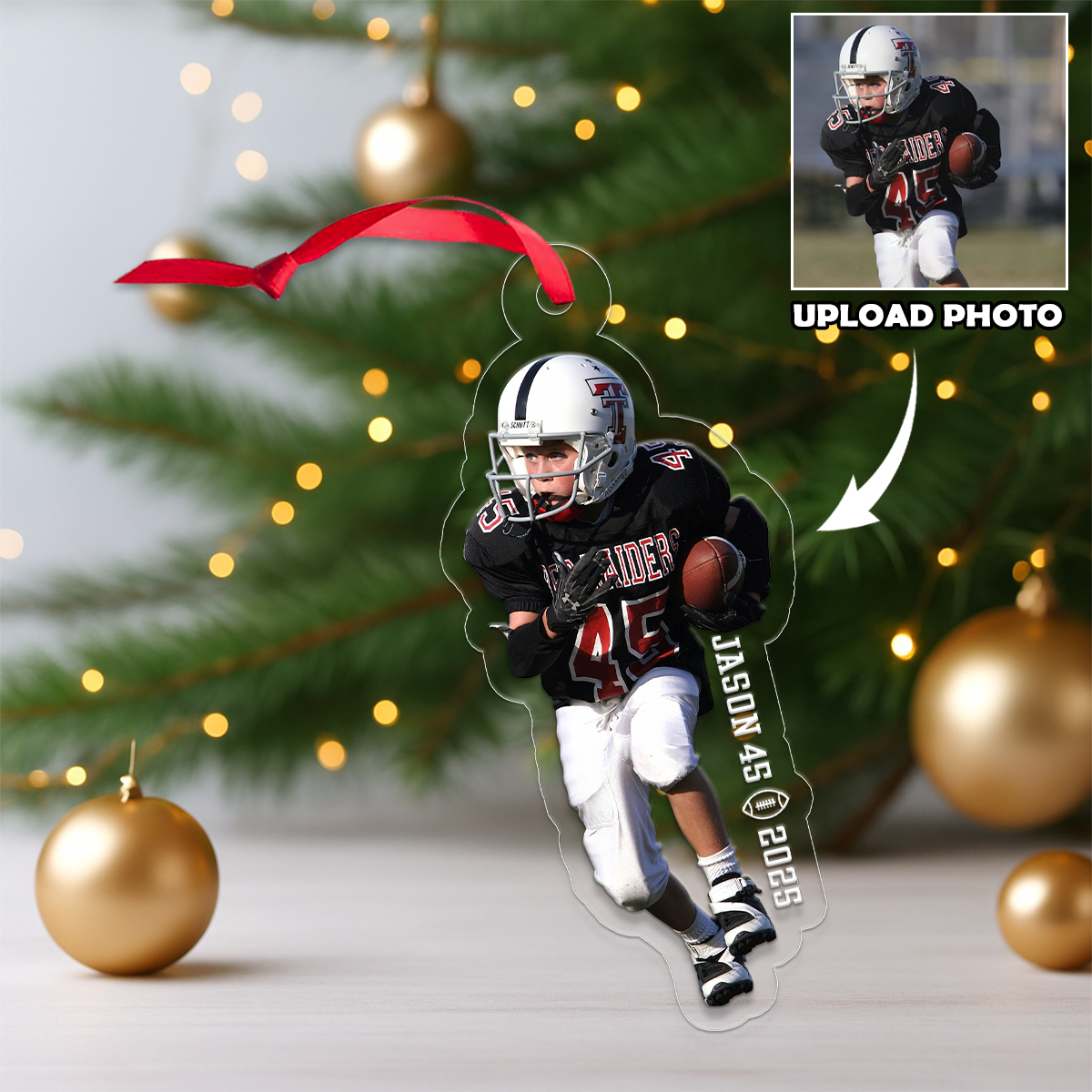 Custom Photo Football Player