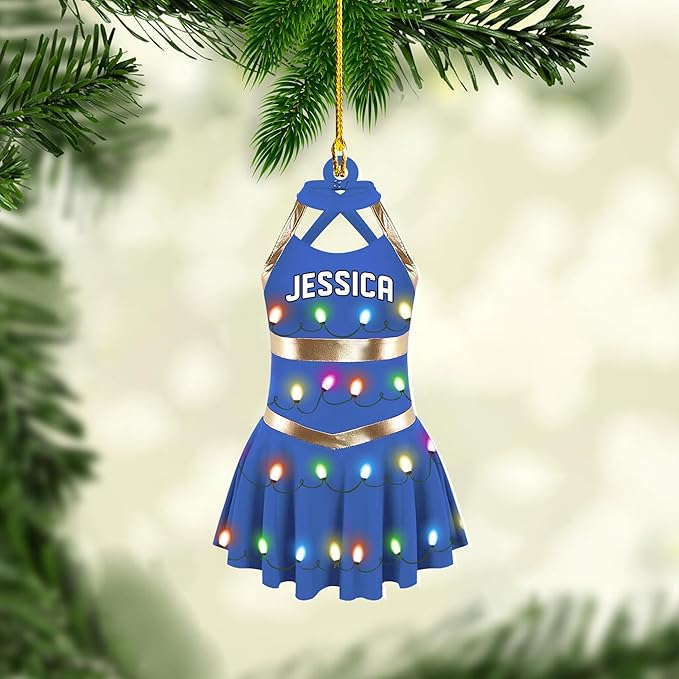 Custom Cheerleaders Style 08 Christmas Ornament