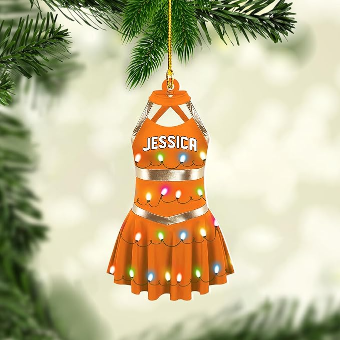 Custom Cheerleaders Style 08 Christmas Ornament