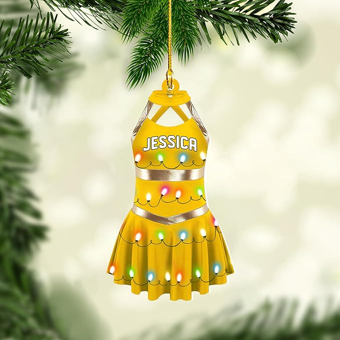 Custom Cheerleaders Style 08 Christmas Ornament