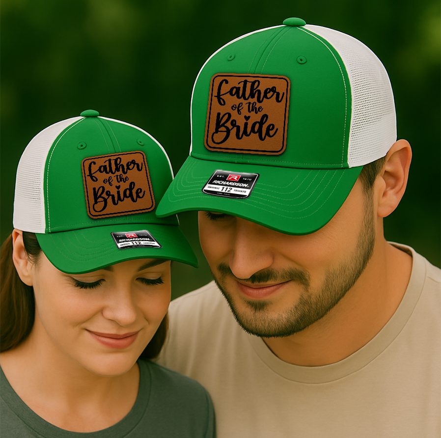 Custom Wedding Trucker Hat – Father of the Bride Cap, Custom Gift for Dad of the Bride on Wedding Day VHA163