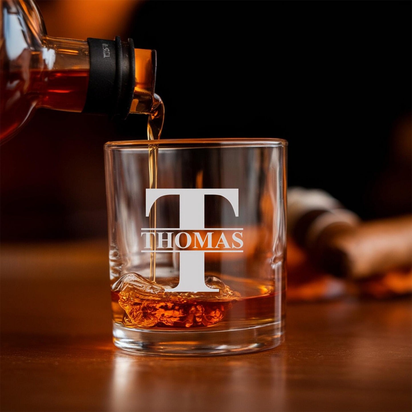 Custom Name Decanter | Personalized Whiskey Decanter Set