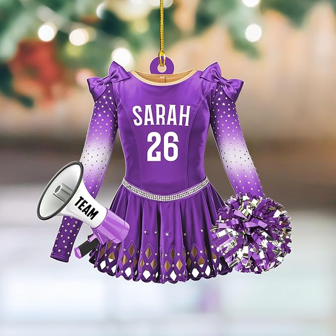 Custom Cheerleaders Style 13 Christmas Ornament