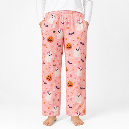 Halloween Unisex Straight Pajama Pants, Full Length Horror Pajama Bottoms, Unique Gift For Men And Women THUC99