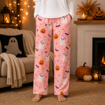 Halloween Unisex Straight Pajama Pants, Full Length Horror Pajama Bottoms, Unique Gift For Men And Women THUC99