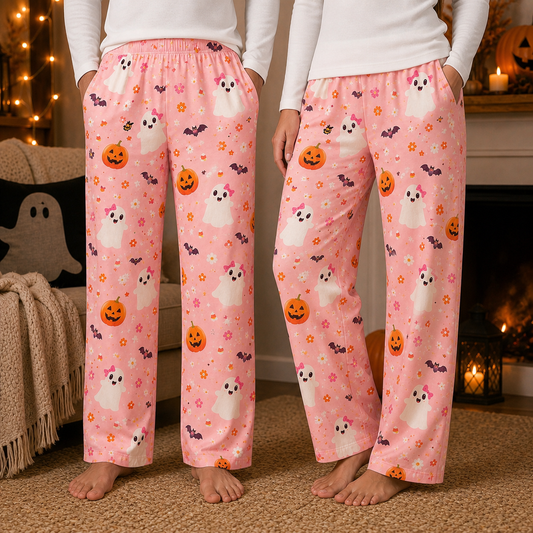 Halloween Unisex Straight Pajama Pants, Full Length Horror Pajama Bottoms, Unique Gift For Men And Women THUC99