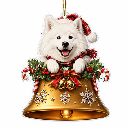 Dog Christmas Bell Samoyed