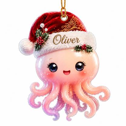 Animal With Santa Hat Octopus