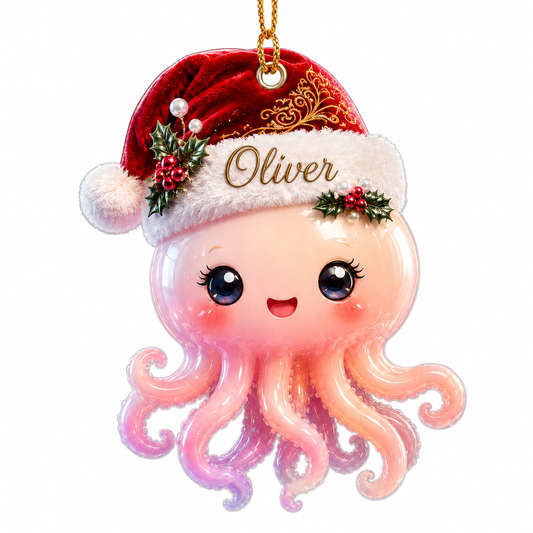 Animal With Santa Hat Octopus
