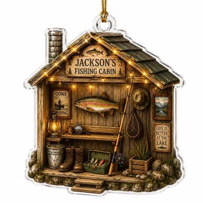 Personalized Fishing Hideaway Acrylic